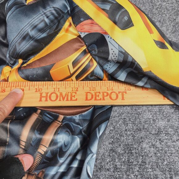 Transformers Bumblebee Costume Mask & Jumpsuit Size M (7-8) No Helmet - Picture 2 of 14